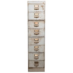 Library Bureau Sole Makers Inc. Factory 8-Drawer Steel File Cabinet, circa 1940 