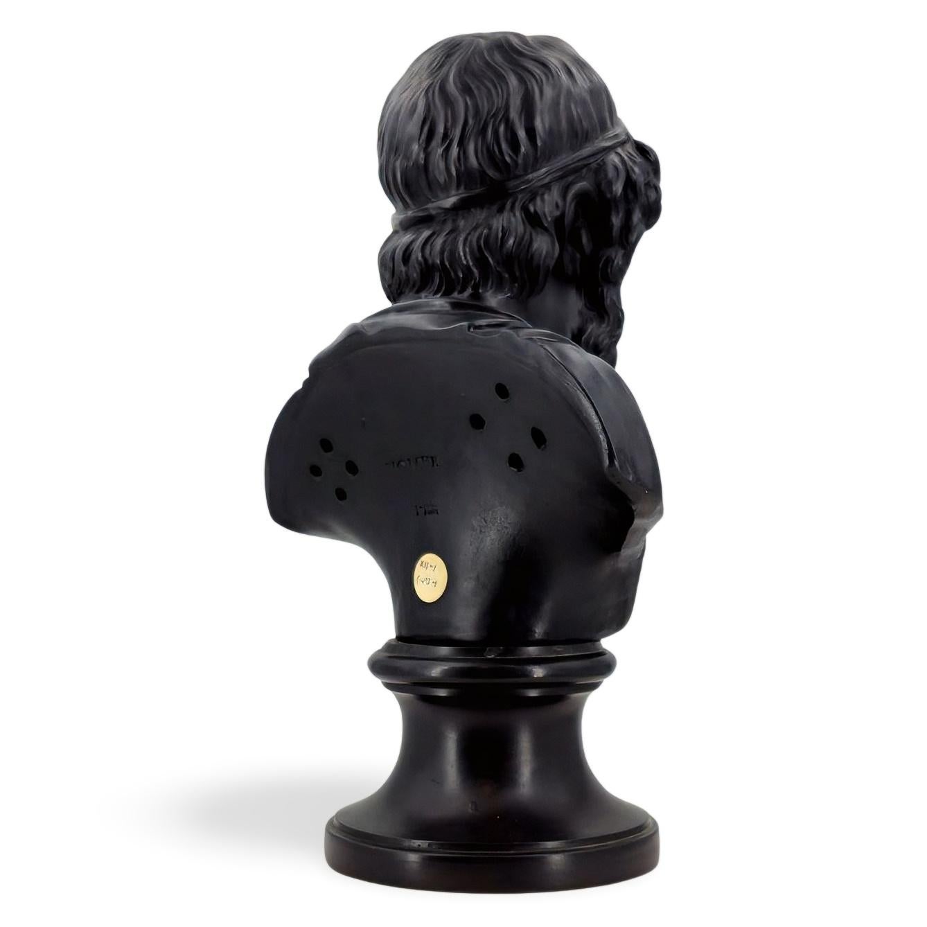 Biblioteca busto de Homero, Wedgwood, hacia 1775 Inglés