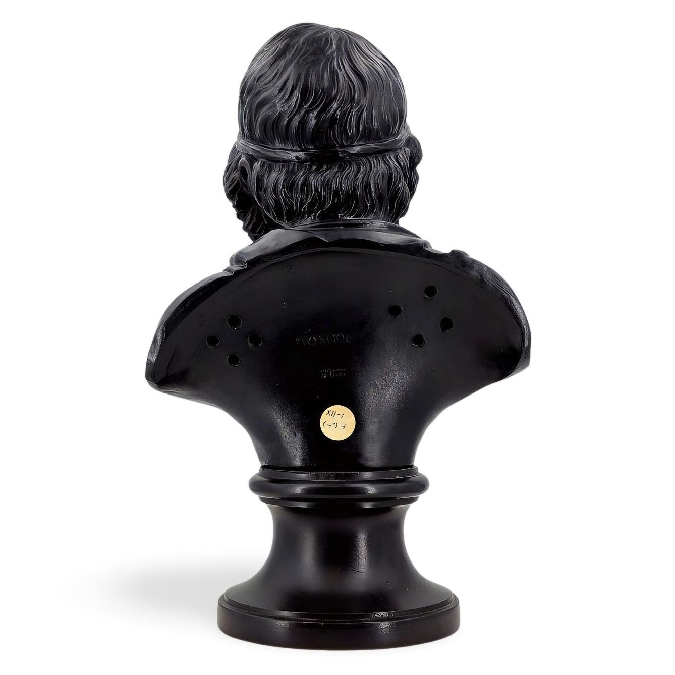 Biblioteca busto de Homero, Wedgwood, hacia 1775 Moldeado