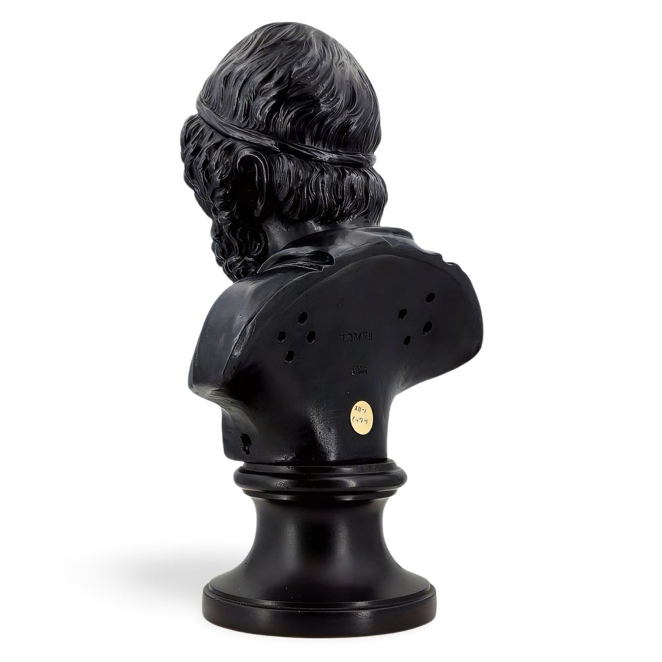Biblioteca busto de Homero, Wedgwood, hacia 1775 en Bueno Estado en Melbourne, Victoria