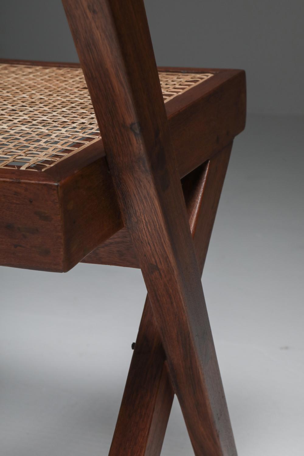 Library Chair by Pierre Jeanneret, a Pair 8