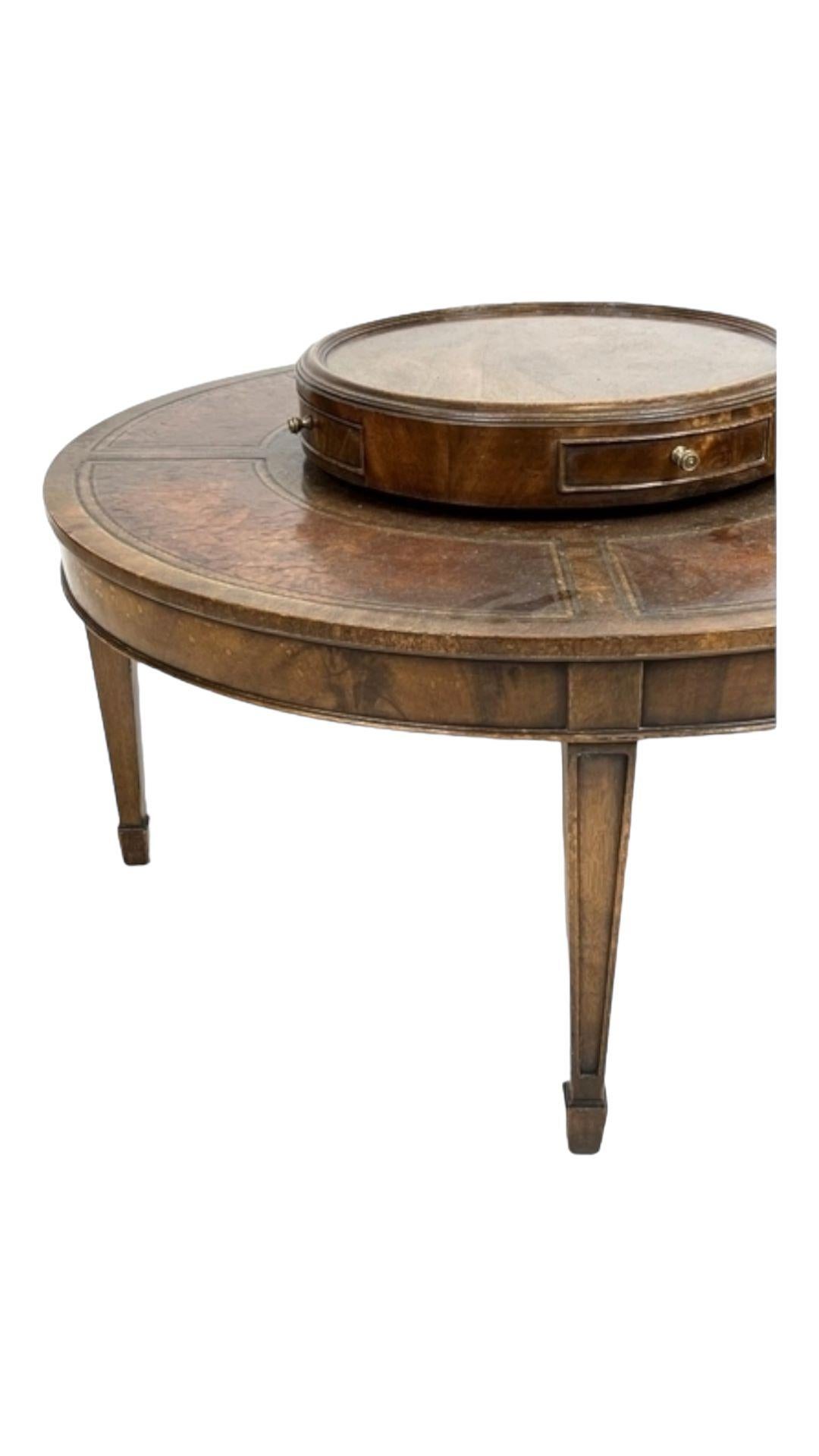 Unknown C20th Circular Library Coffee Table