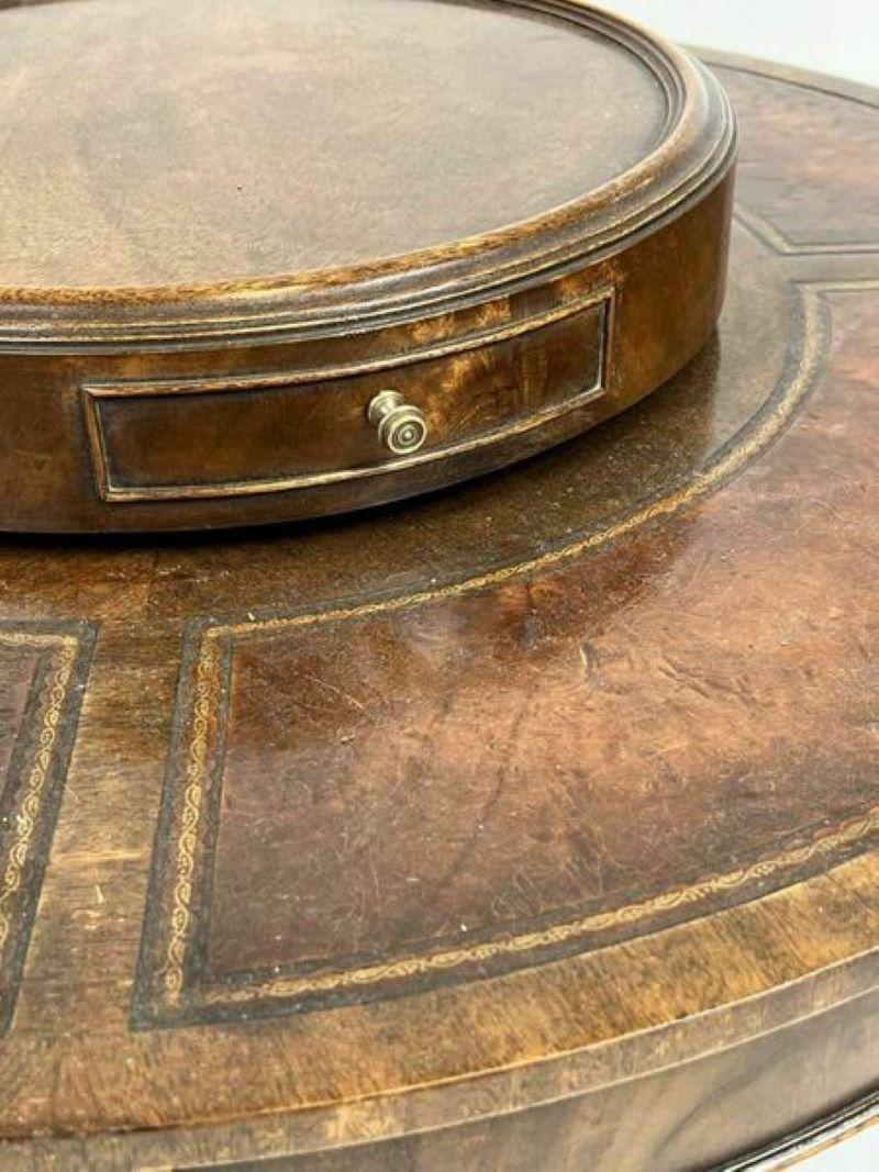 Woodwork C20th Circular Library Coffee Table