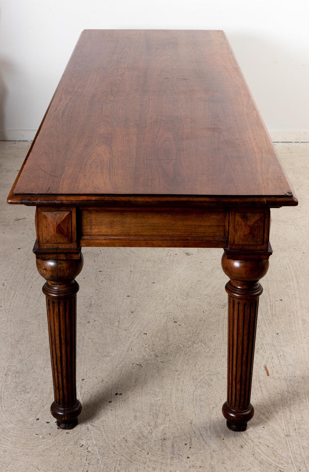 19th Century Library Console Table For Sale