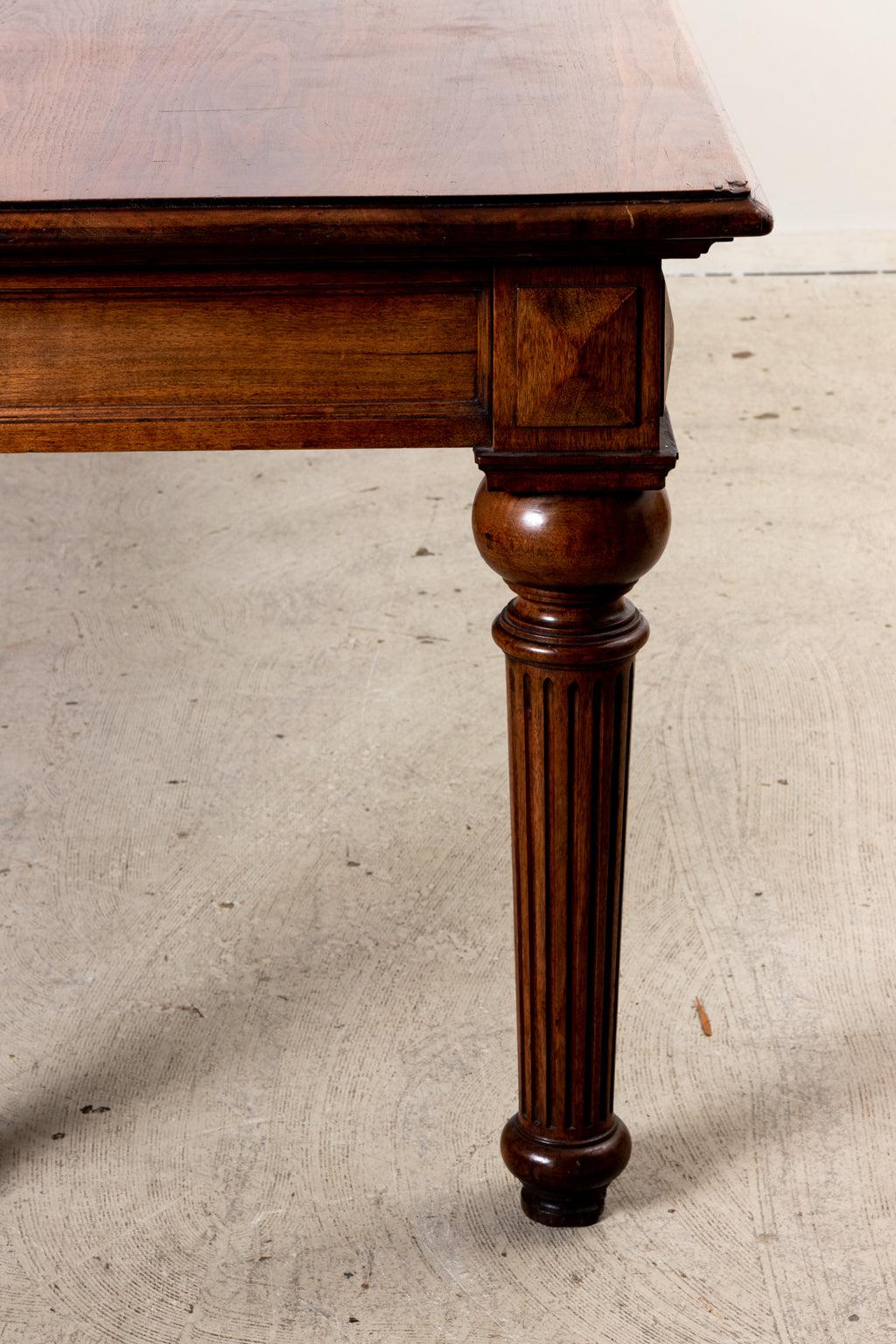 Bronze Library Console Table For Sale