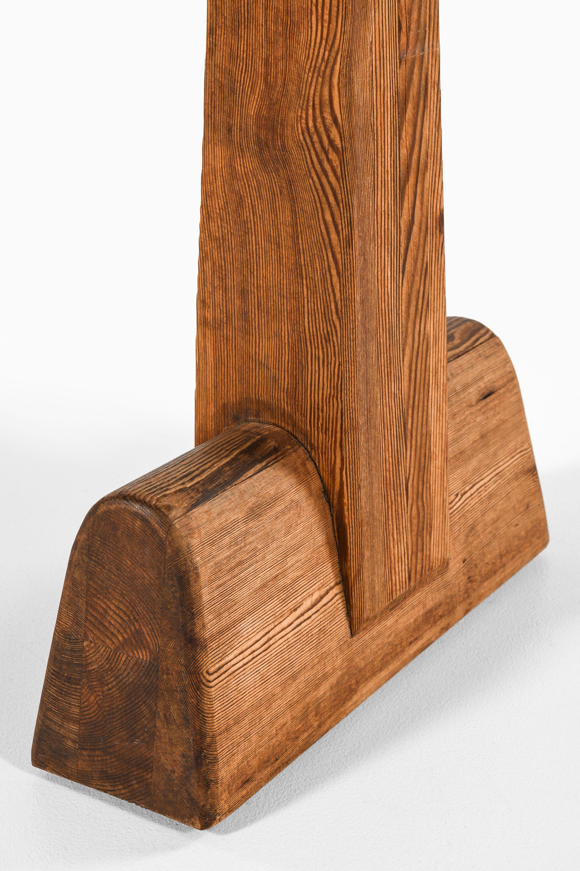 Library / Console Table in Acid-Stained Pine by Axel Einar Hjorth, 1932 For Sale 4