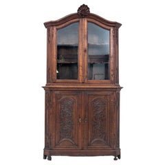 Vitrine de bibliothèque, France, vers 1880.