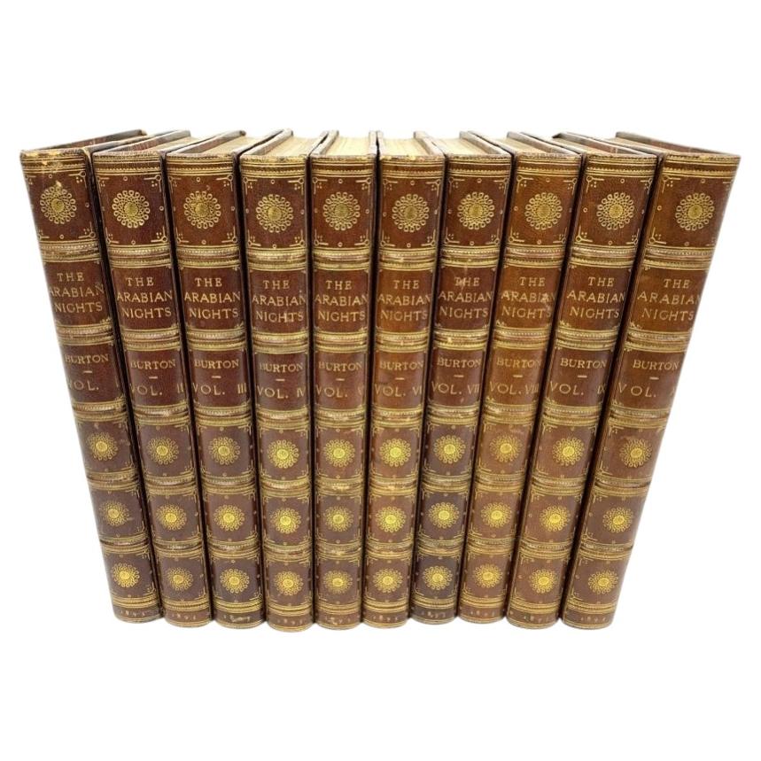 Édition de bibliothèque du Livre des mille et une nuits, 1894 en vente