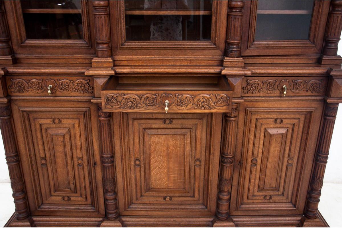 Bibliothek, Frankreich, um 1890. (Glas) im Angebot
