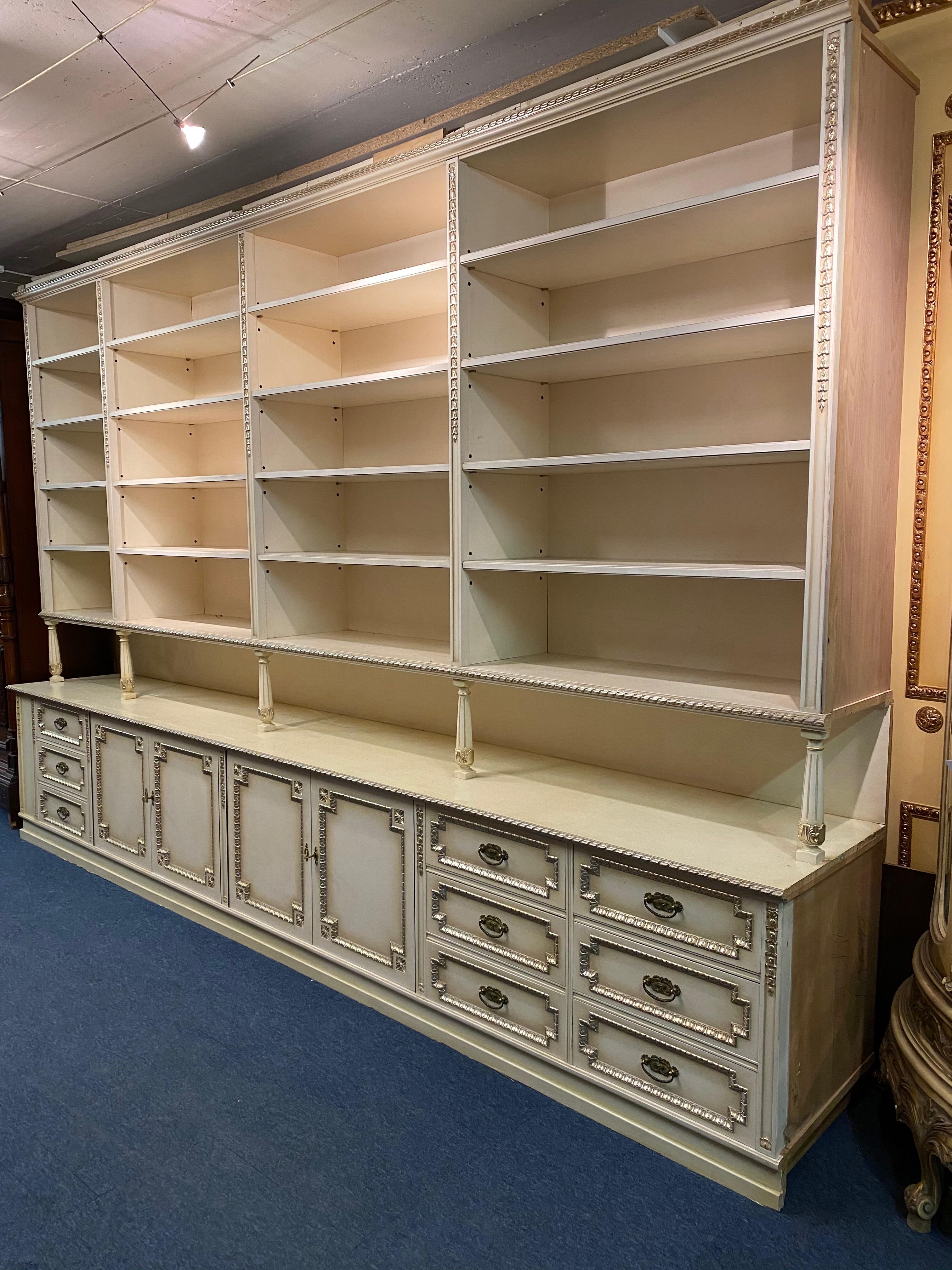 Wood Library in the Louis XV Stil Custom Made 