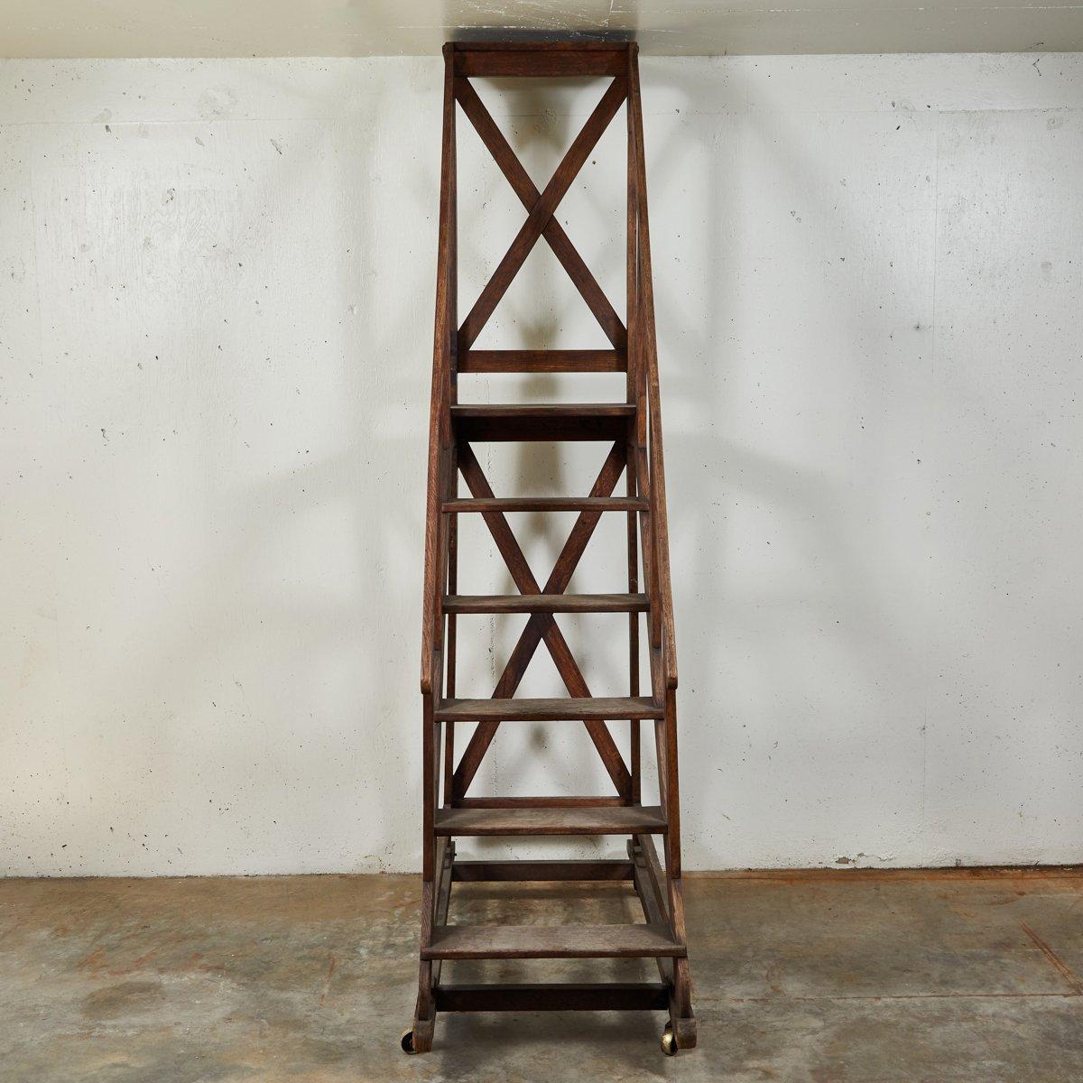 Library Ladder at 1stDibs library ladder for sale, library ladders