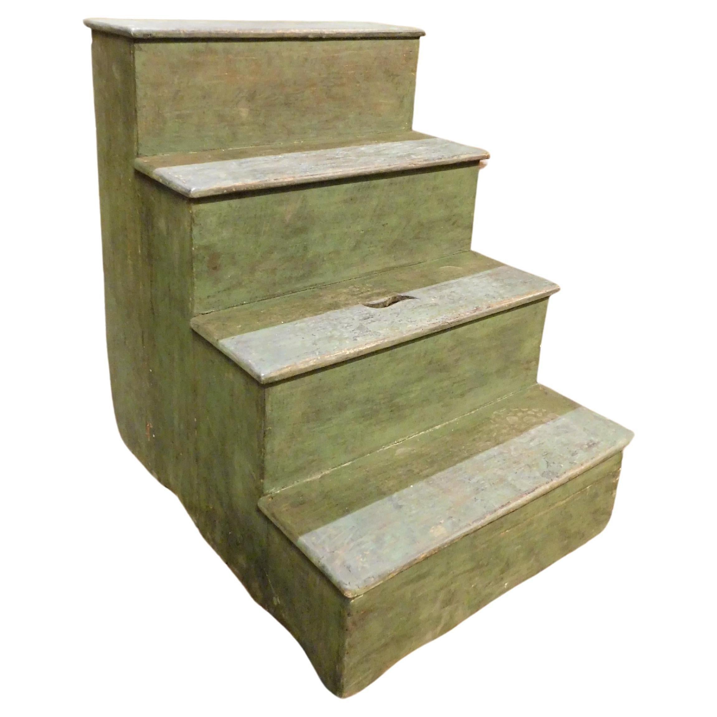 Exceptional 19th Century Library Ladder at 1stDibs