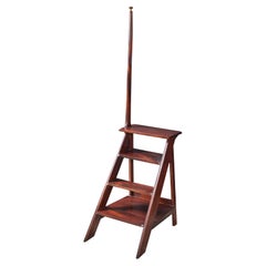 Library Ladder with Brass Top Handle