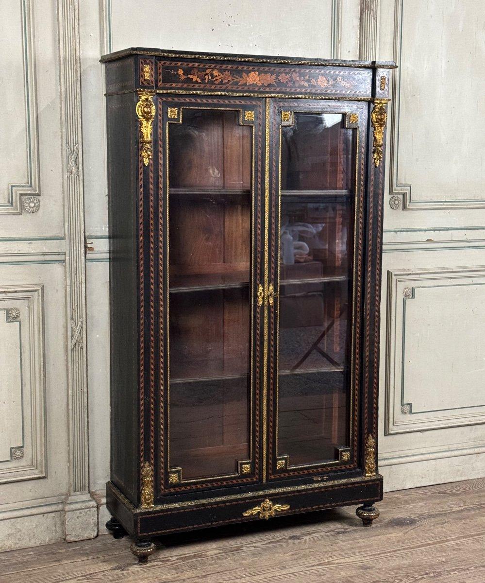 Bibliothèque, vitrine Napoléon III, Italie Vers 1880 en vente 5
