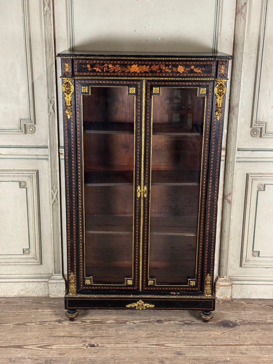 Bibliothèque, vitrine Napoléon III, Italie Vers 1880 en vente 3