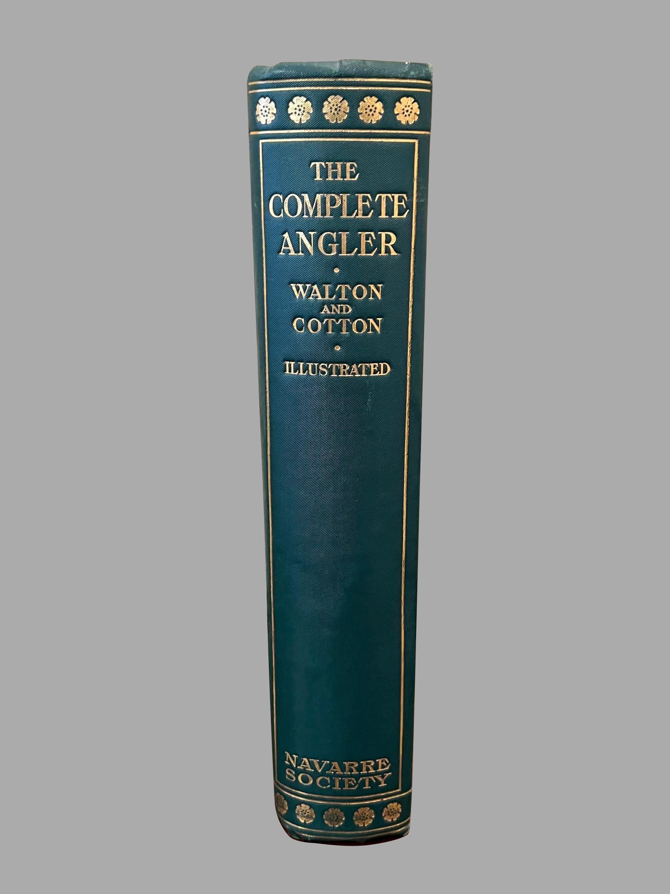 Papier Bibliothèque de 11 livres anglais et américains d'époque sur la pêche avec des premières éditions en vente