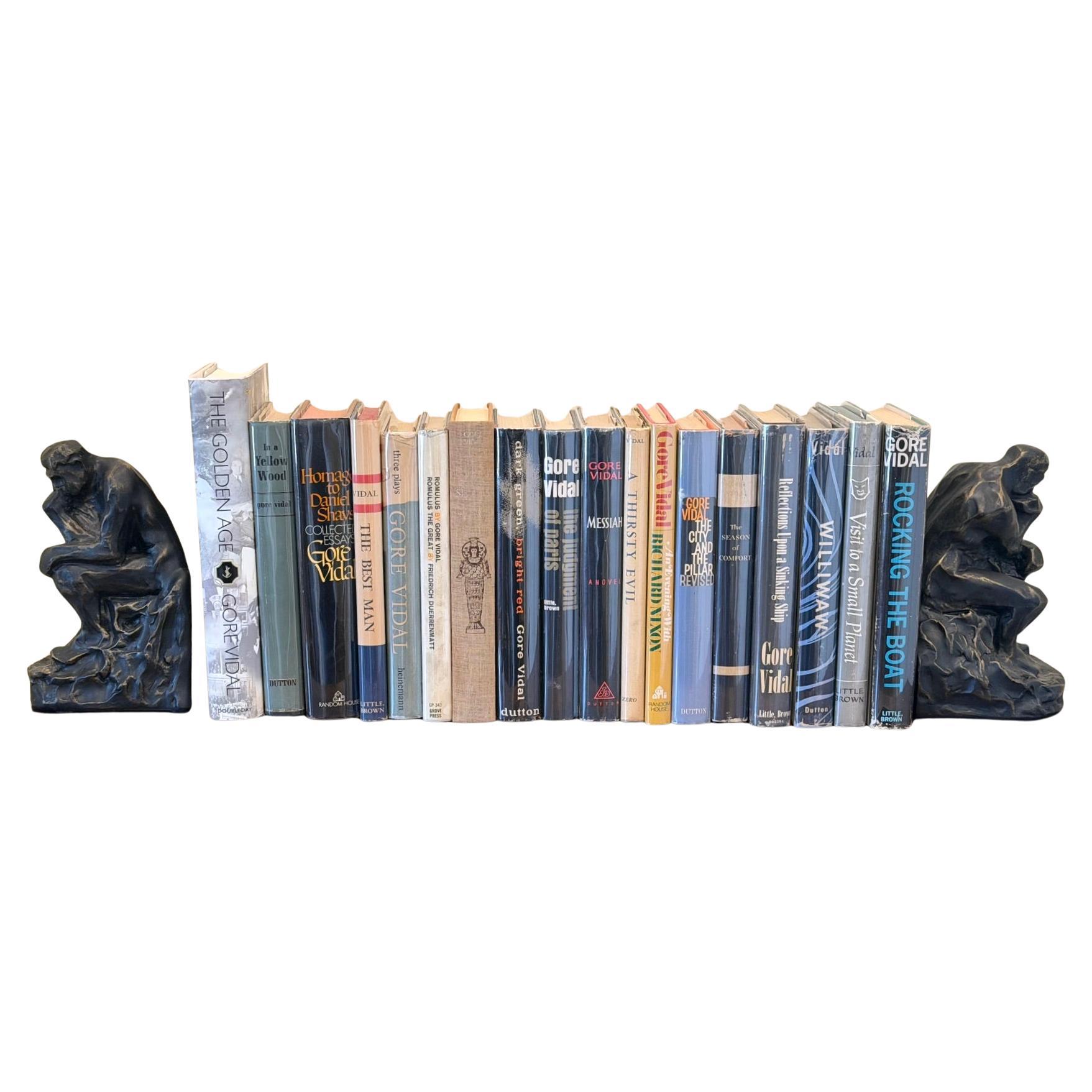 Biblioteca de 18 primeras ediciones de Gore Vidal, autor estadounidense, entre ellas Williwaw en venta