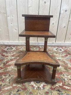 Library Steps - Empire Style Mahogany Staircase