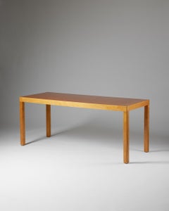 Library Table Designed by Uno Åhrén for Svenskt Tenn, Sweden, 1930