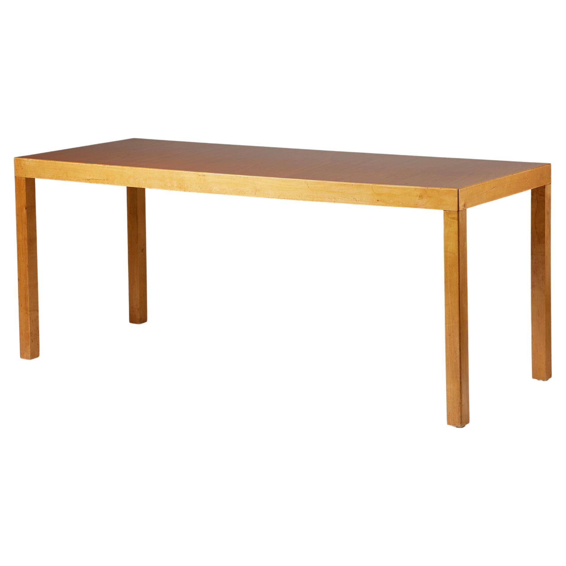 Library Table Designed by Uno Åhrén for Svenskt Tenn, Sweden, 1930 For Sale