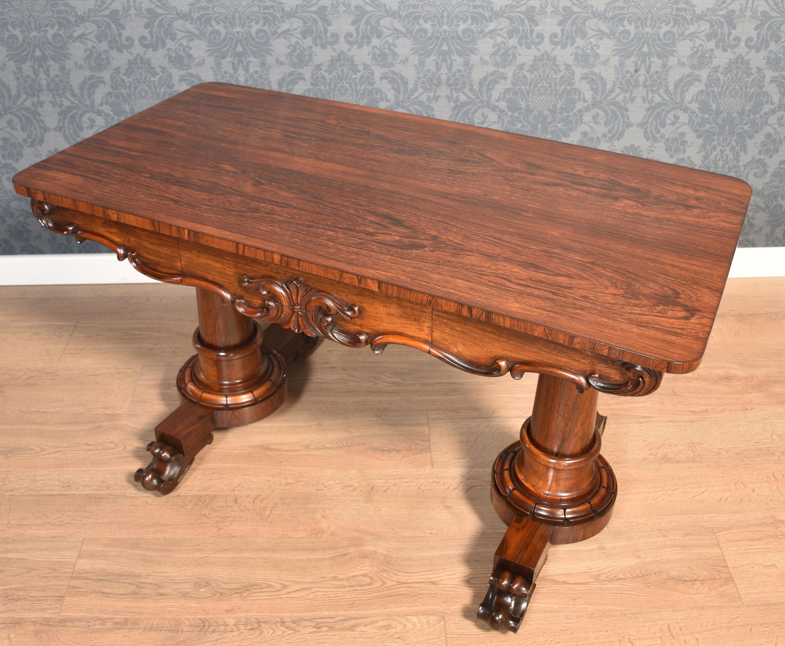 19th Century library table For Sale