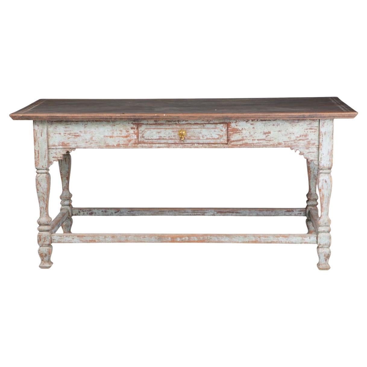 Table de bibliothèque en style baroque espagnol