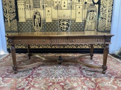 Library Table with Extensions – Neo-Louis XVI Style – Solid Wood – 19th Century