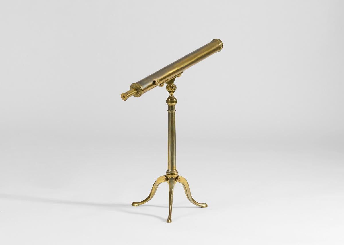 Inglese Telescopio della biblioteca dalla collezione di Thierry Despont in vendita