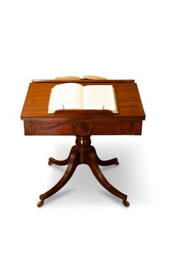 Regency Mahogany Library Table