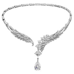 Libre Maxi Special Diamond Necklace in 18 Karat Gold