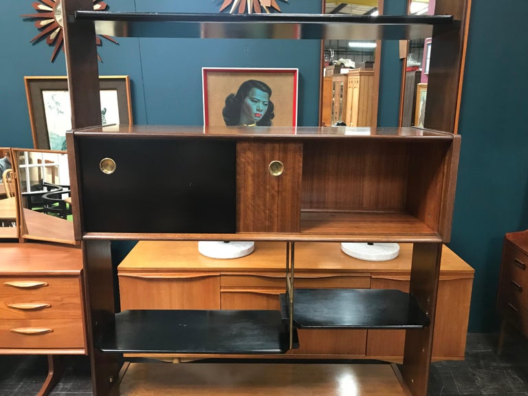 Librenza Midcentury Wall Unit or Room Divider in Afrormosia by E.Gomme