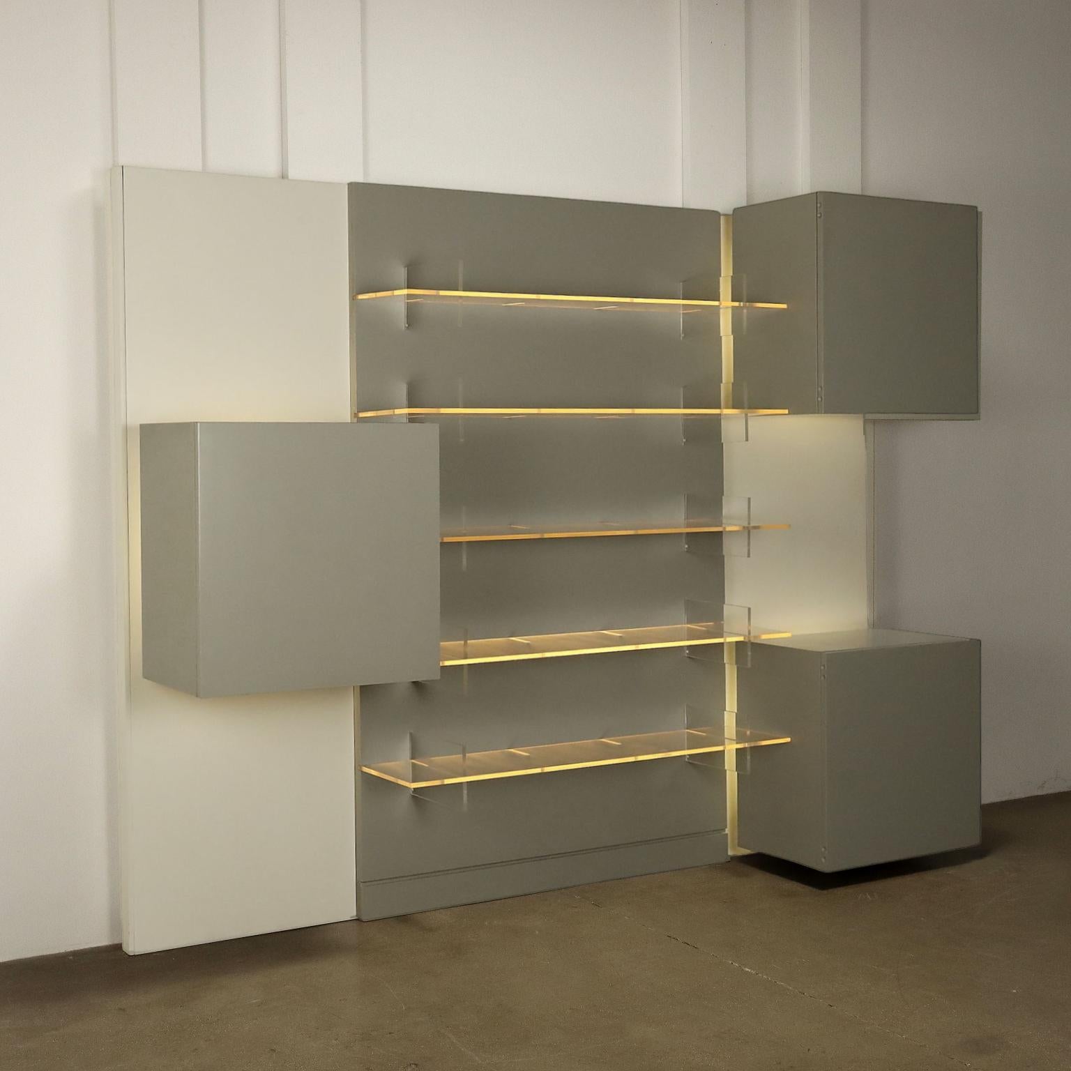 Acerbis 80s Bookcase Design by Roberto Monsani For Sale 9