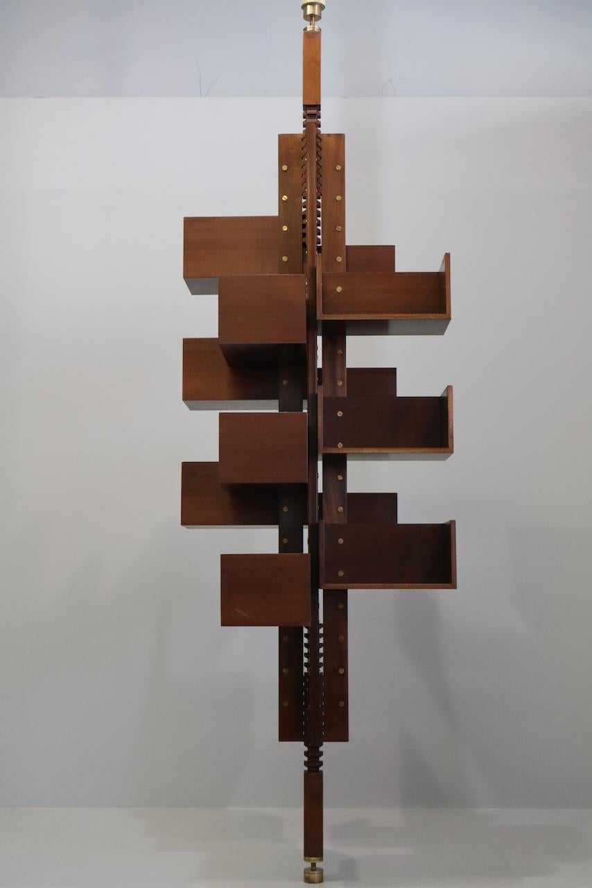 Mid-Century Modern Albero bookcase by Gianfranco Frattini for Poltrona Frau 1955 For Sale