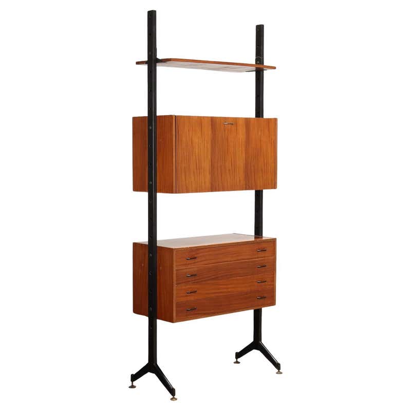 Franco Albini LB7 modular bookcase, 1950s/1960s, Italy For Sale at 1stDibs