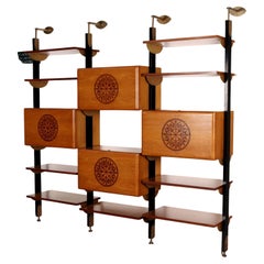 Libreria Anni 60 a Tre Campate