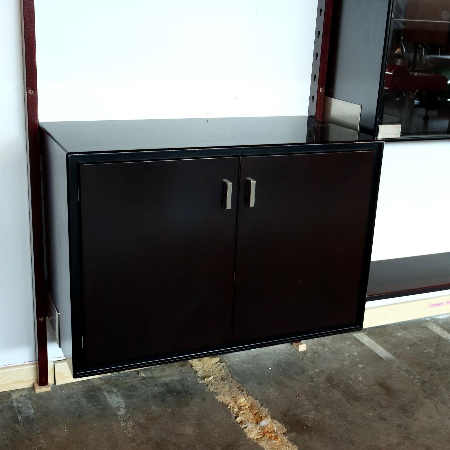 Italian 1970s Bookcase Production Formanova Design by Gianni Moscatelli For Sale