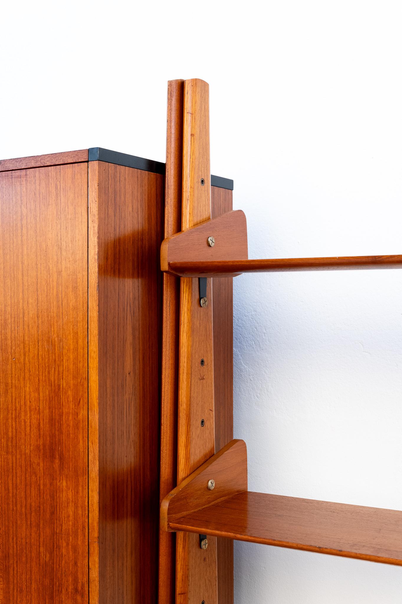 Libreria attribuita a Vittorio Dassi, Anni '60 In condizioni buone in vendita a Bastia Umbra, IT