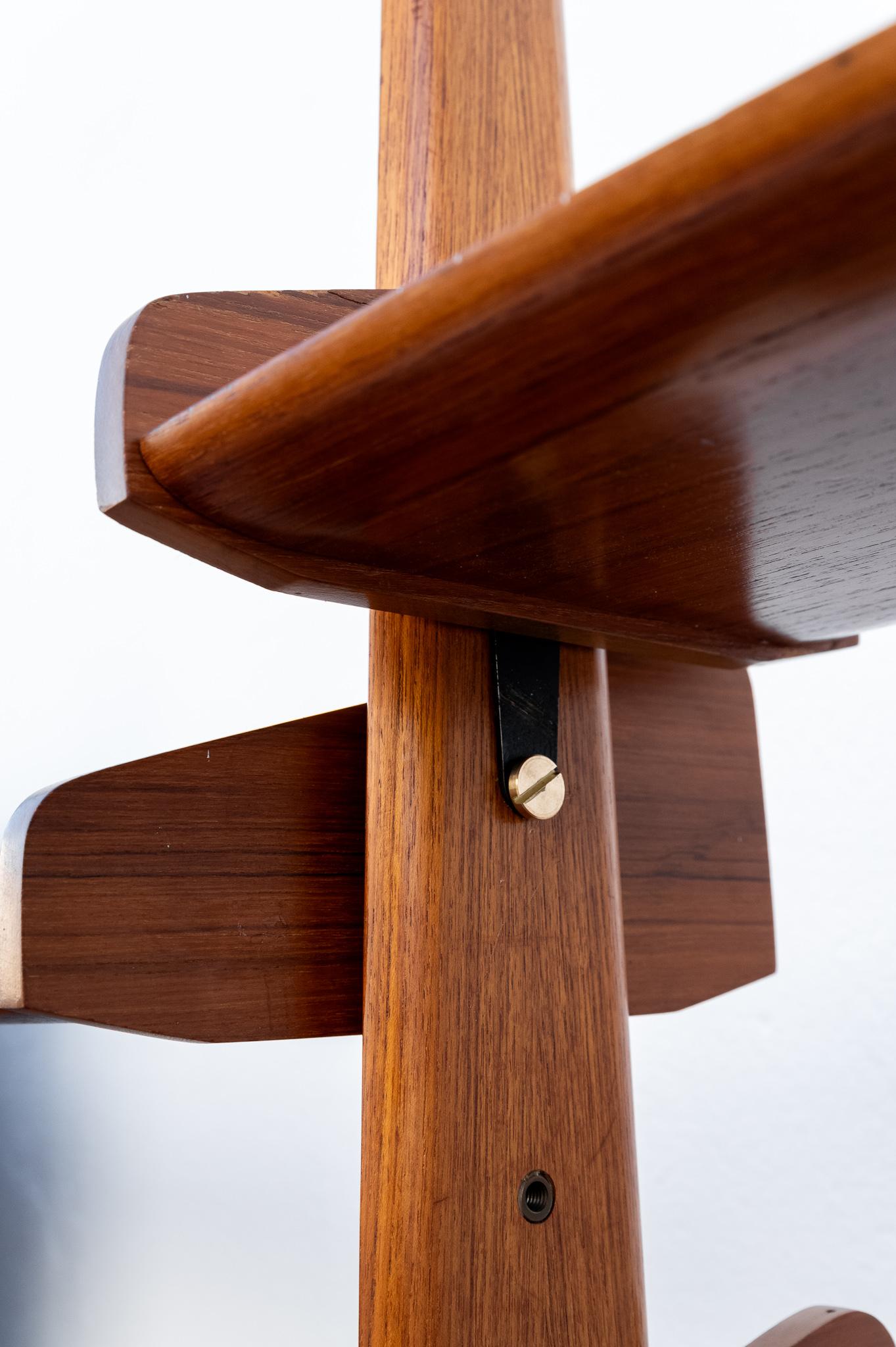 Metallo Libreria attribuita a Vittorio Dassi, Anni '60 in vendita