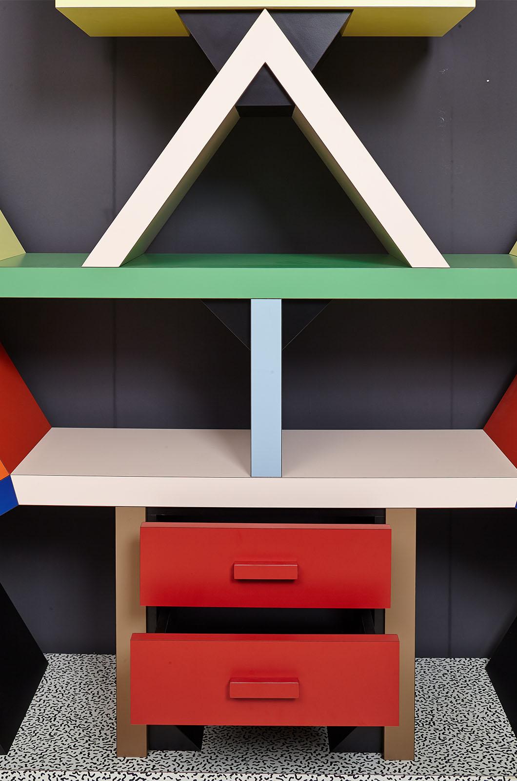 Italian Libreria Carlton 30°Anniversario di Ettore Sottsass per Memphis Design in vendita