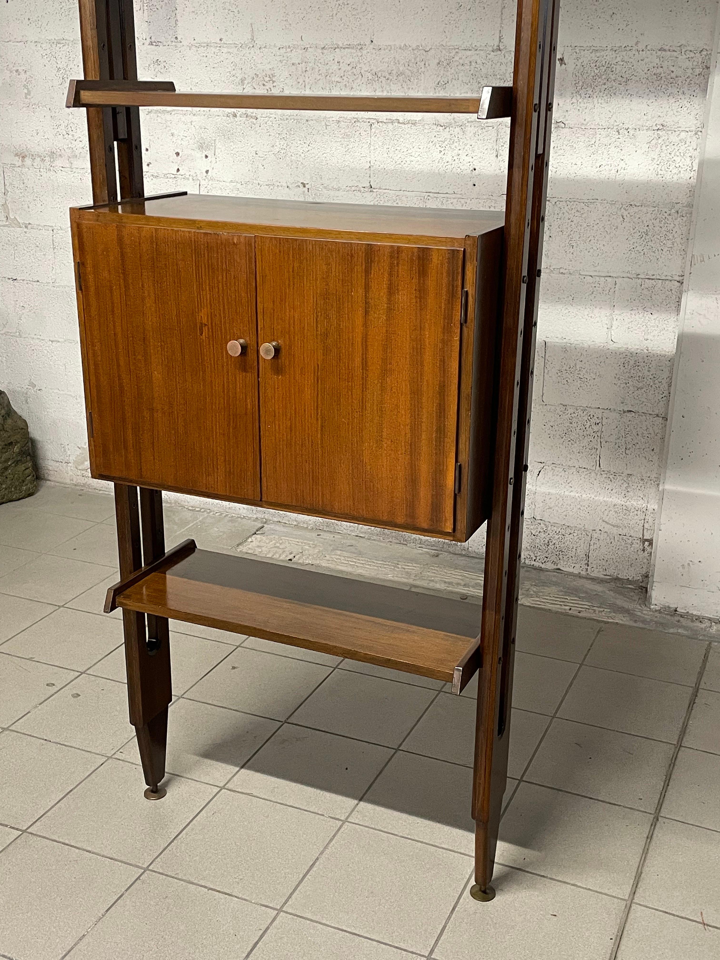 Mid-Century moderno Libreria cielo-terra anni '50-'60 a una campata in vendita