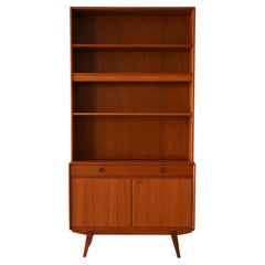 Vintage Bookcase with small sideboard