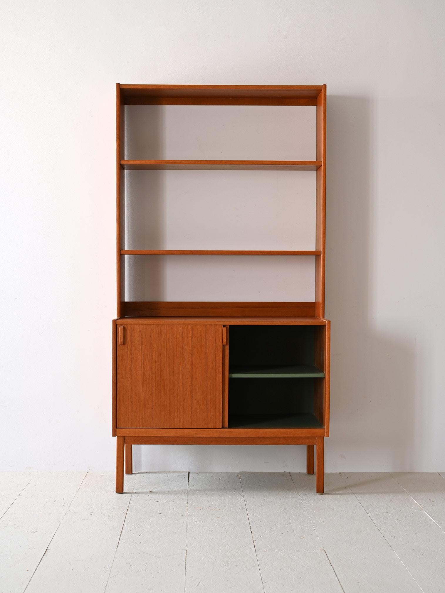 Scandinavian Modern Bookcase with storage compartment produced by Bodafors For Sale