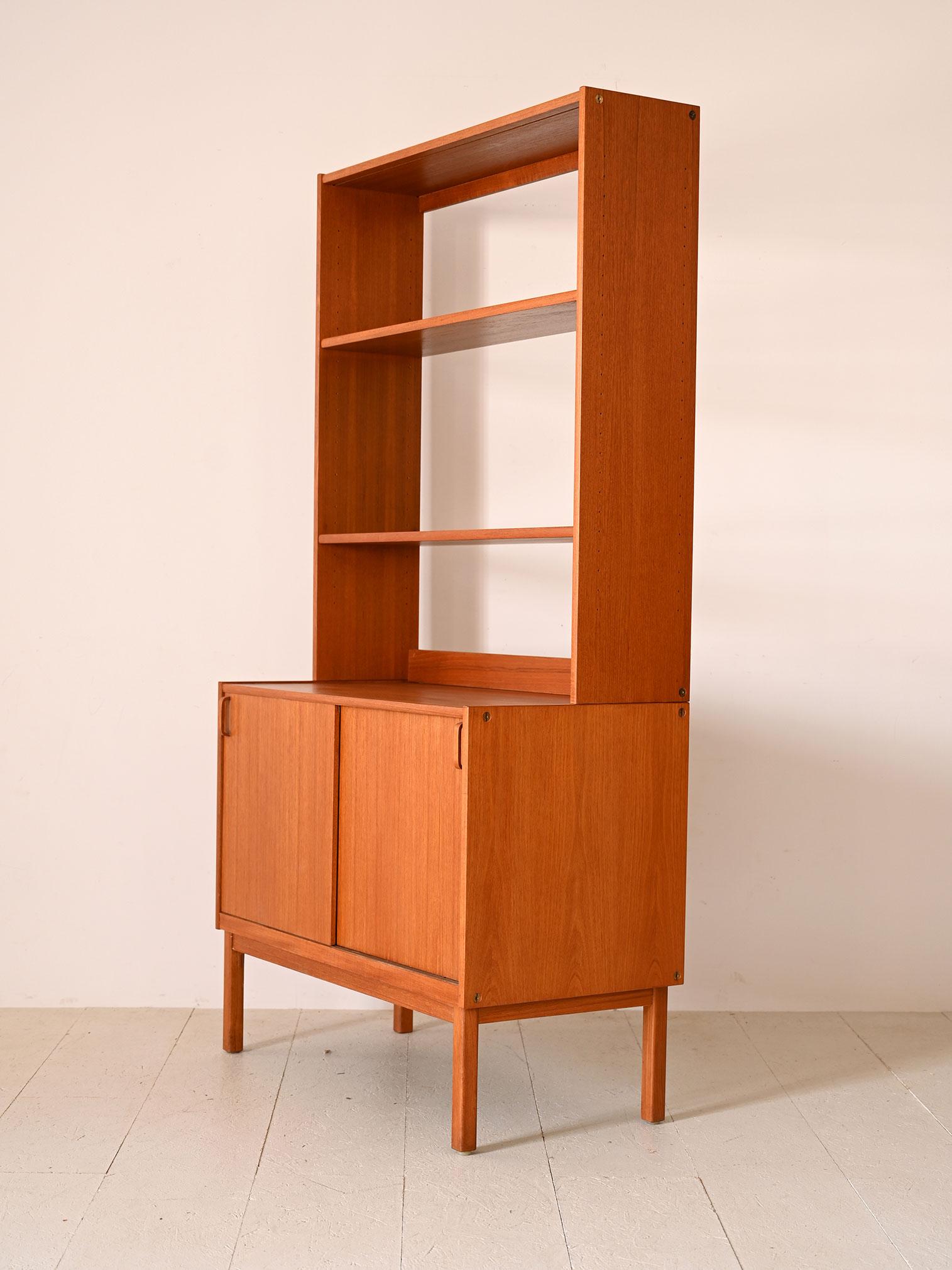 Mid-20th Century Bookcase with storage compartment produced by Bodafors For Sale