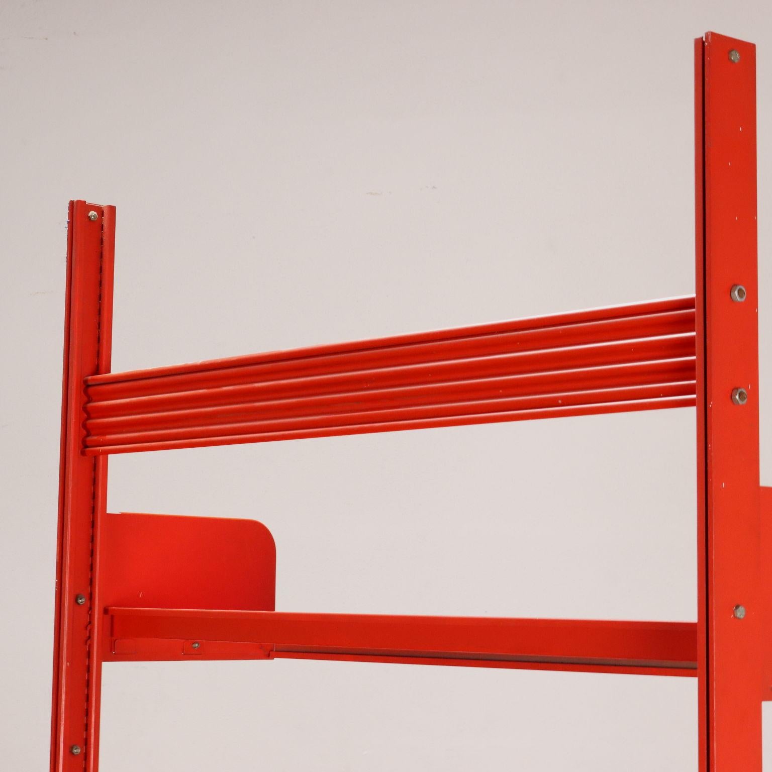 Enameled Libreria 'Congresso' Lips Vago Anni 70 rossa
