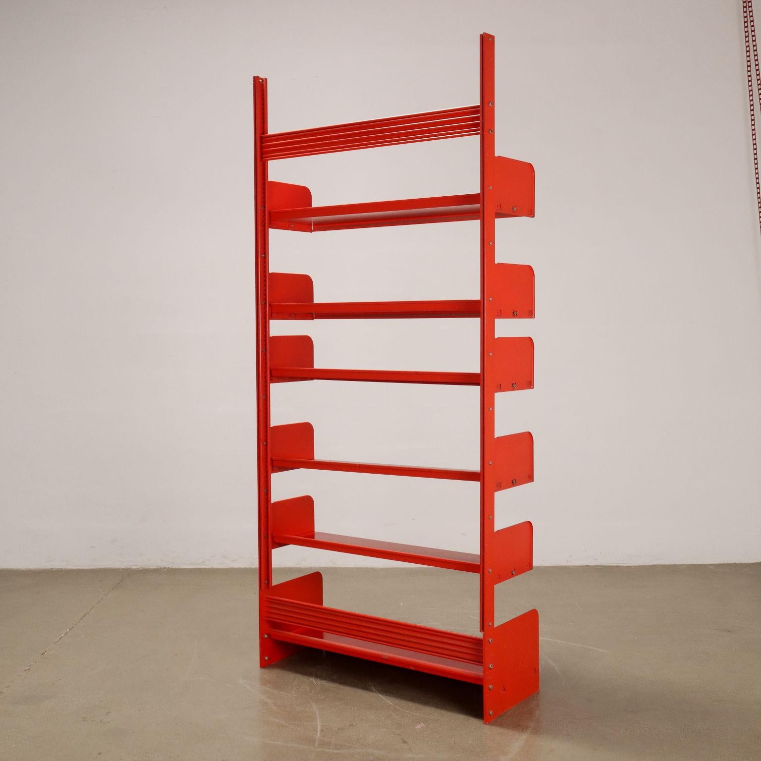 Libreria 'Congresso' Lips Vago Anni 70 rossa In Good Condition In Milano, IT