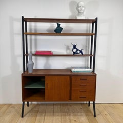 Danish teak bookcase, Scandinavian Modern, 1960s