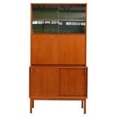 Bücherregal von Erik Wørts für Bodafors mit Barschrank, 1960er Jahre