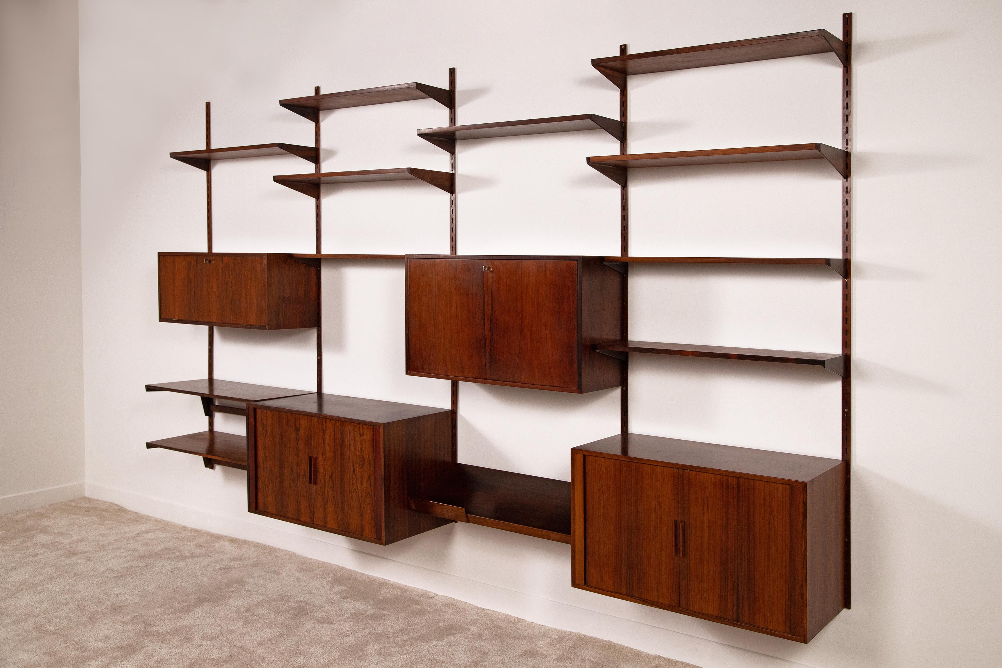 Scandinavian Modern Bookcase by Kai Kristiansen for FM Møbler, 1960s