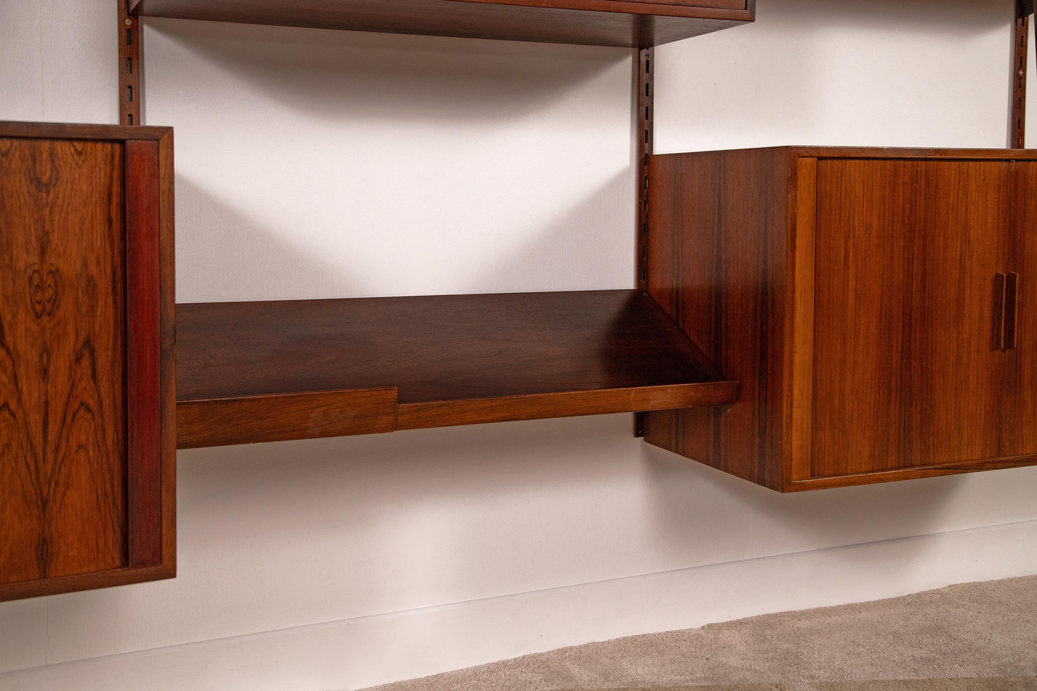 Bookcase by Kai Kristiansen for FM Møbler, 1960s In Good Condition In Correggio, IT