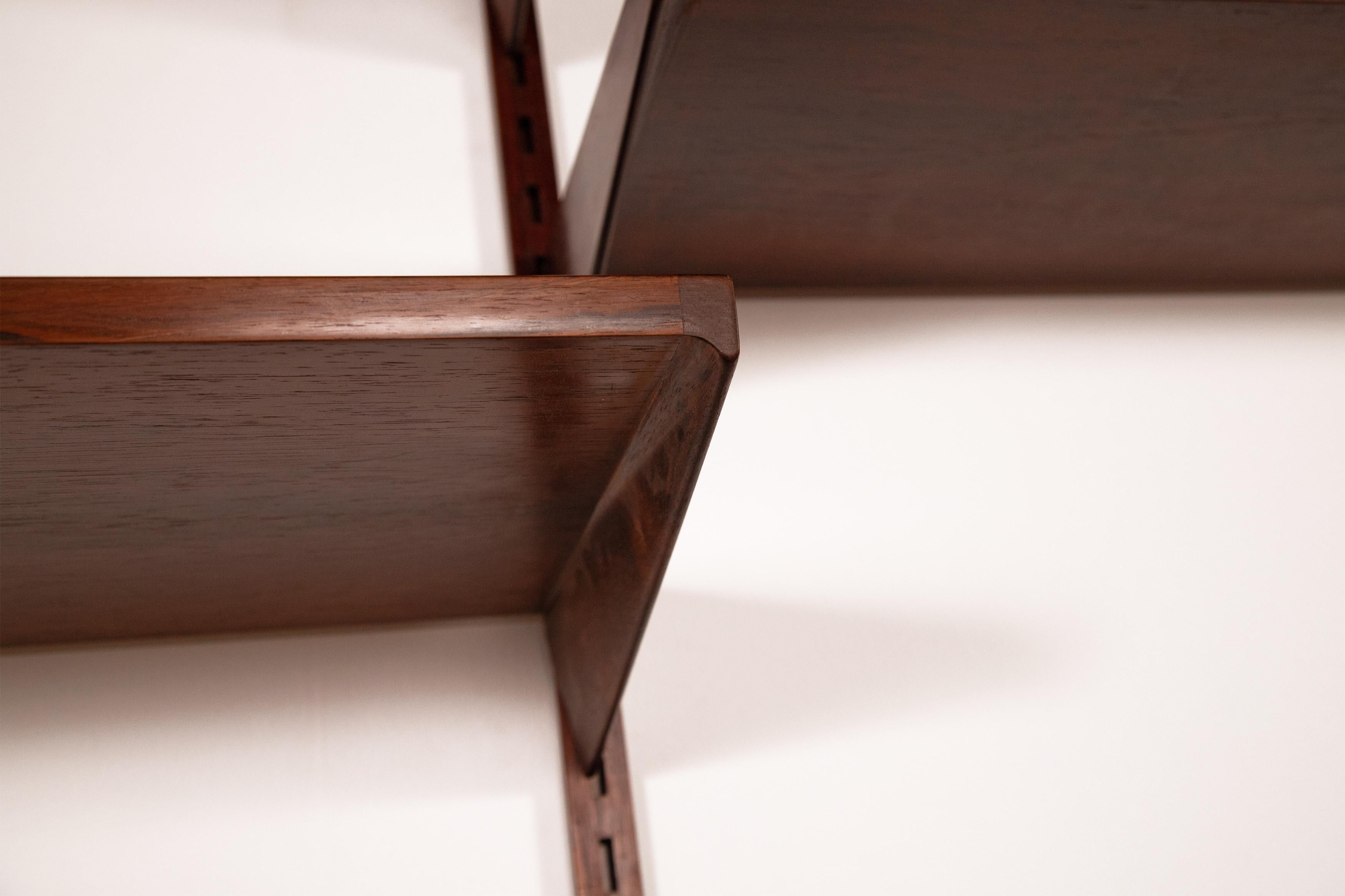 Aluminum Bookcase by Kai Kristiansen for FM Møbler, 1960s